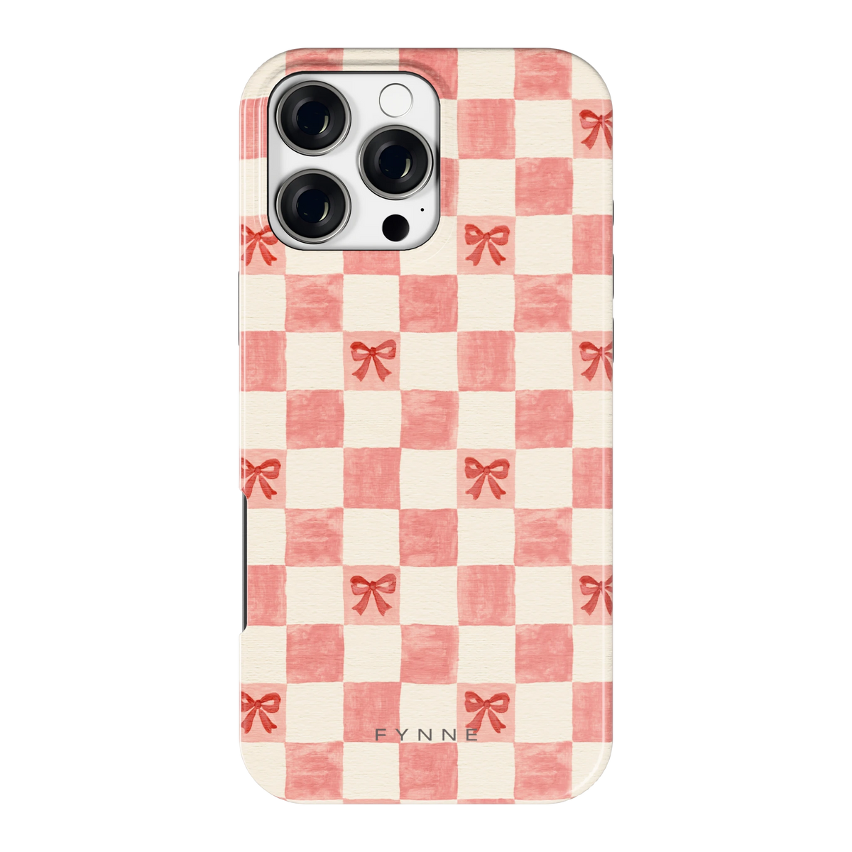 Strikjesruit hoesje voor iPhone 16 Pro Max, achterkant