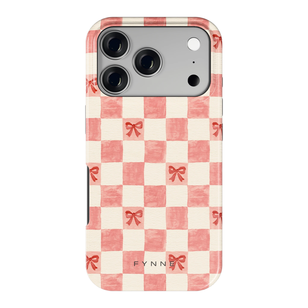 Strikjesruit hoesje voor iPhone 17 Pro, achterkant