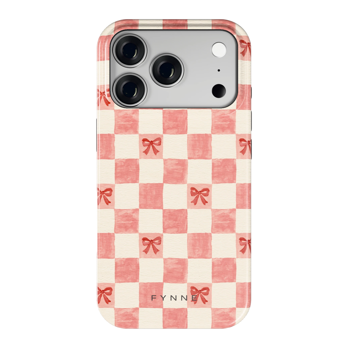 Strikjesruit hoesje voor iPhone 18 Pro, achterkant