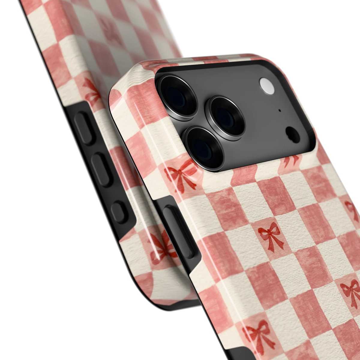 Strikjesruit hoesje voor iPhone 18 Pro Max, close-up
