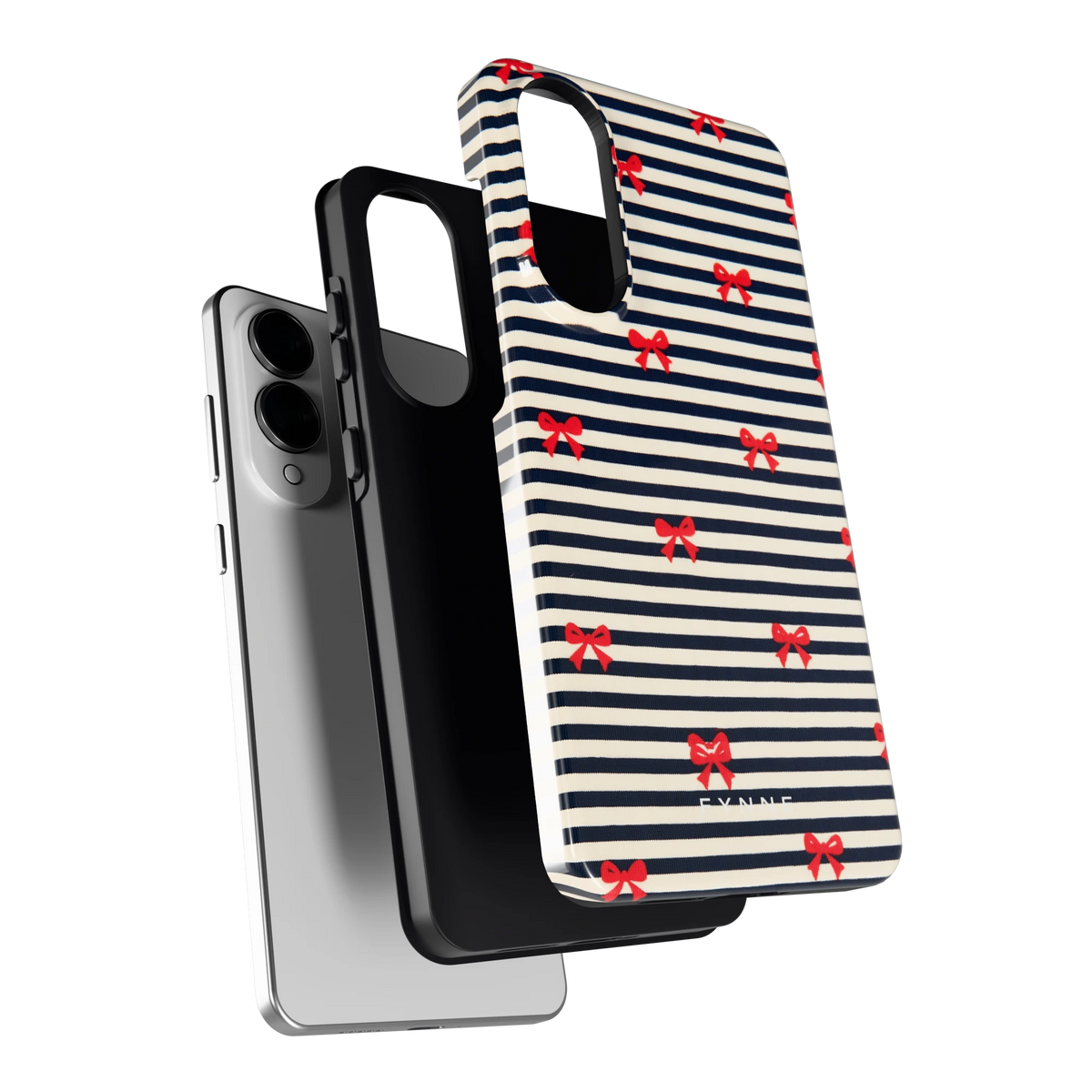 Strikjes op Strepen hoesje voor Galaxy S25 Edge, los van de telefoon