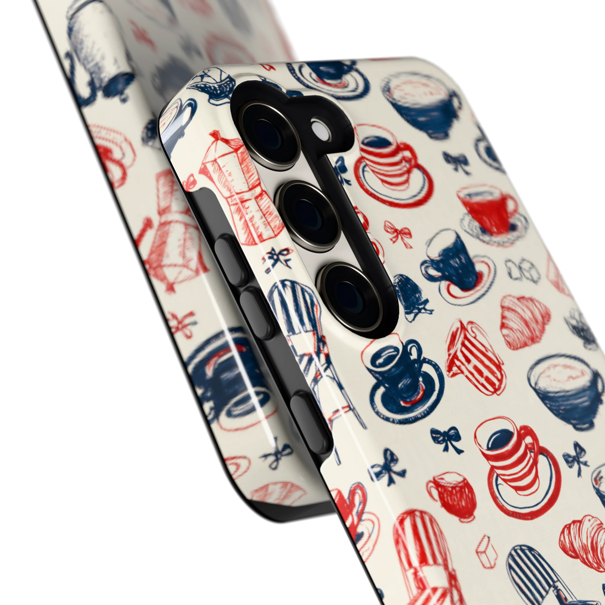 Café Tafel hoesje voor Galaxy S23, close-up