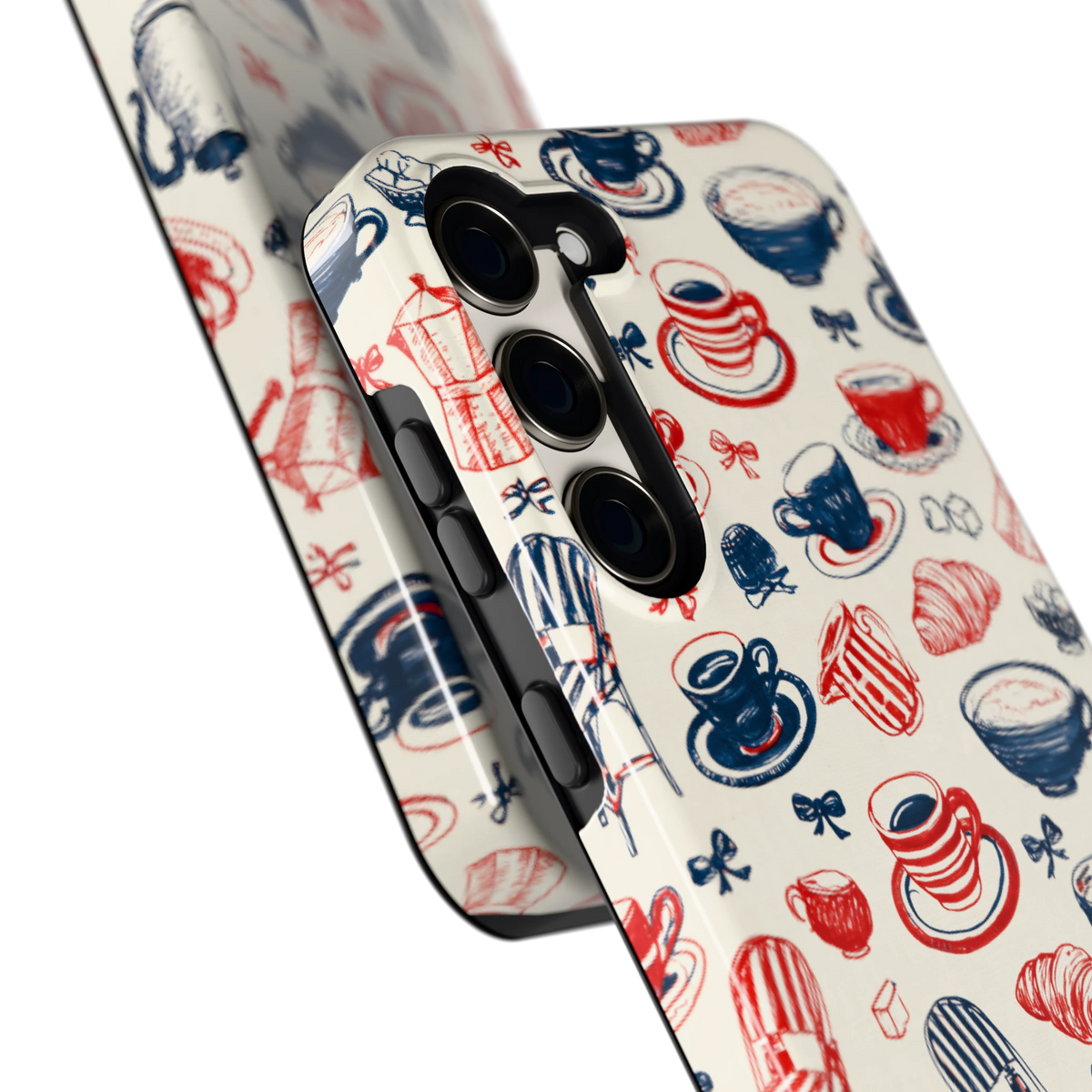 Café Tafel hoesje voor Galaxy S23+, close-up