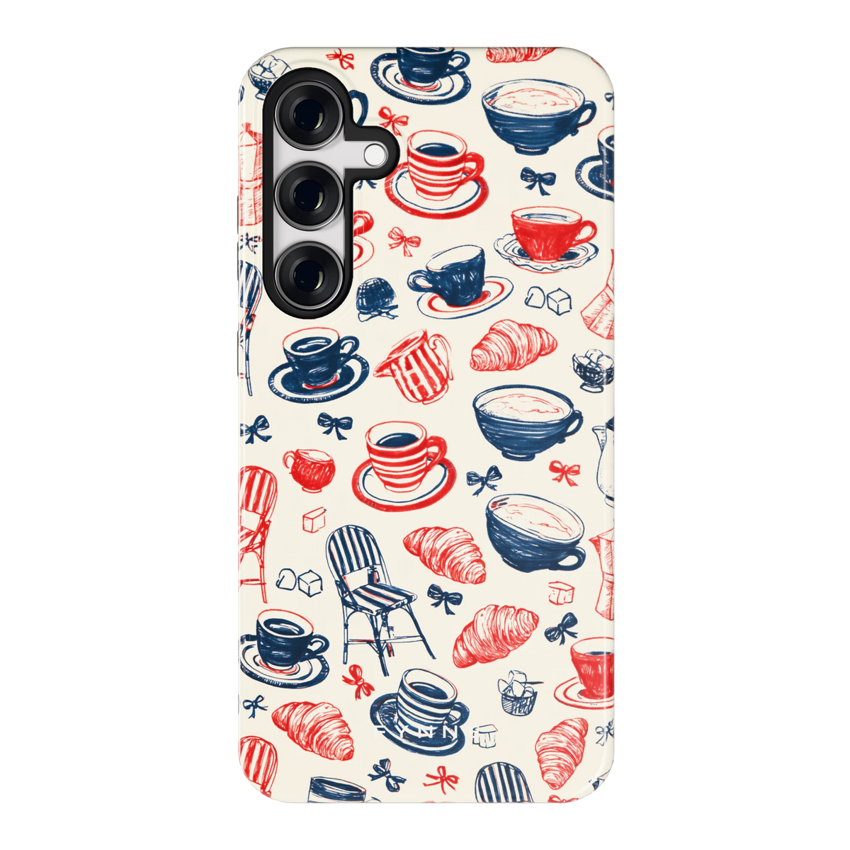 Café Tafel hoesje voor Galaxy S24+, achterkant
