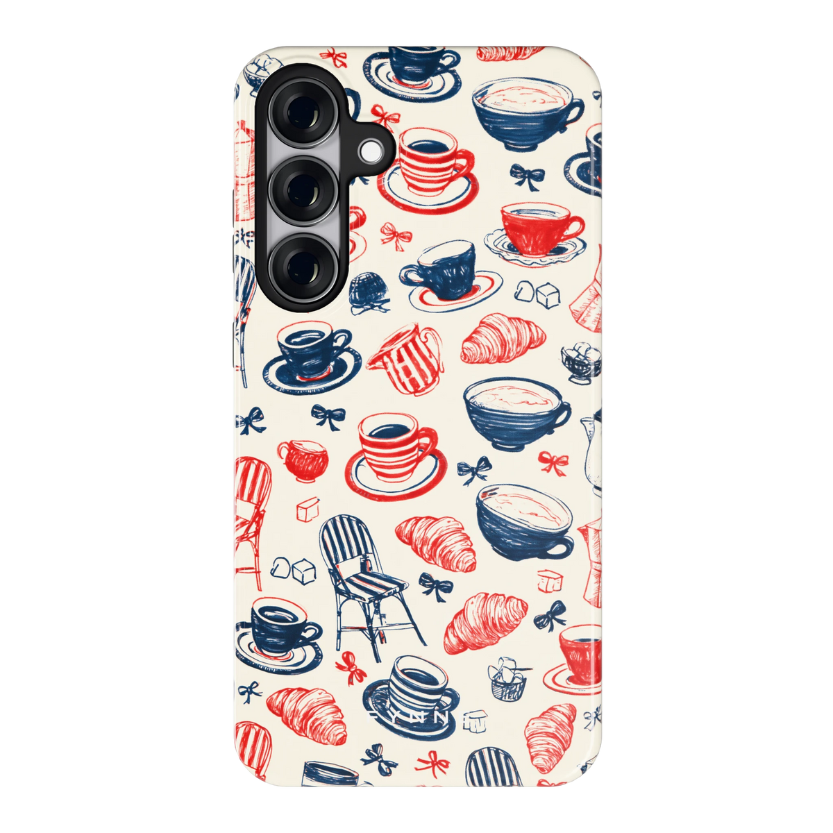 Café Tafel hoesje voor Galaxy S25+, achterkant