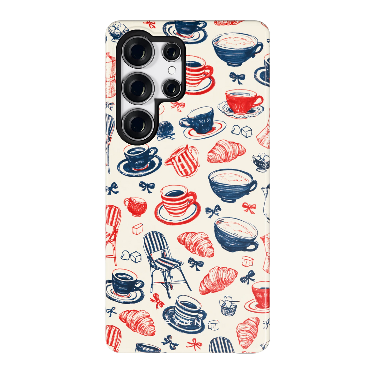 Café Tafel hoesje voor Galaxy S25 Ultra, achterkant