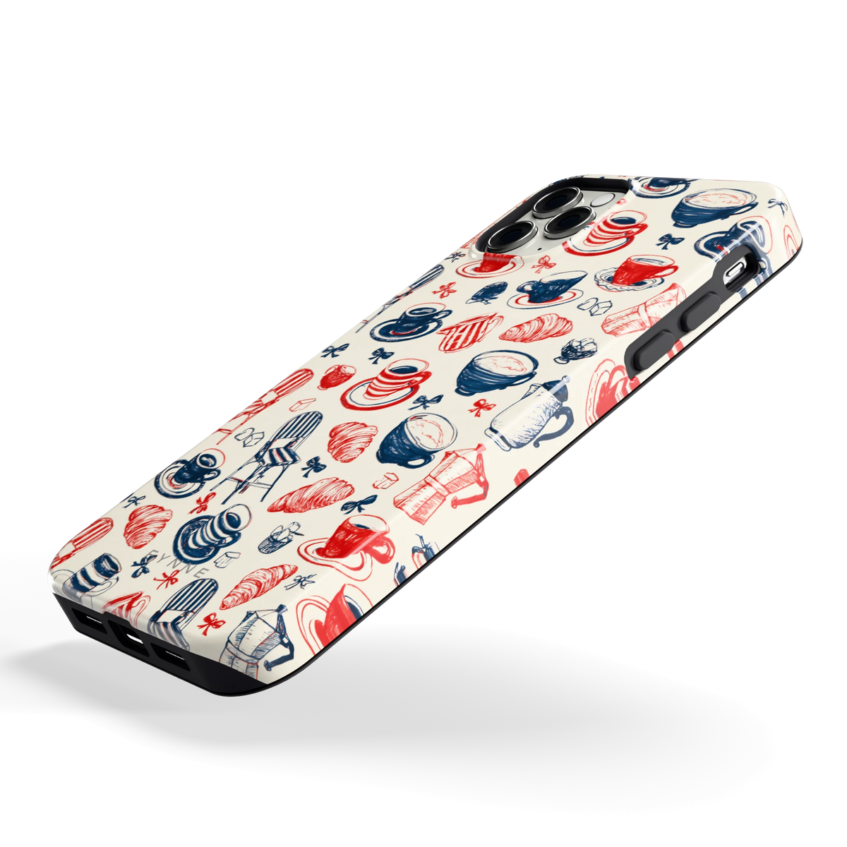 Café Tafel hoesje voor iPhone 11 Pro Max, schuin