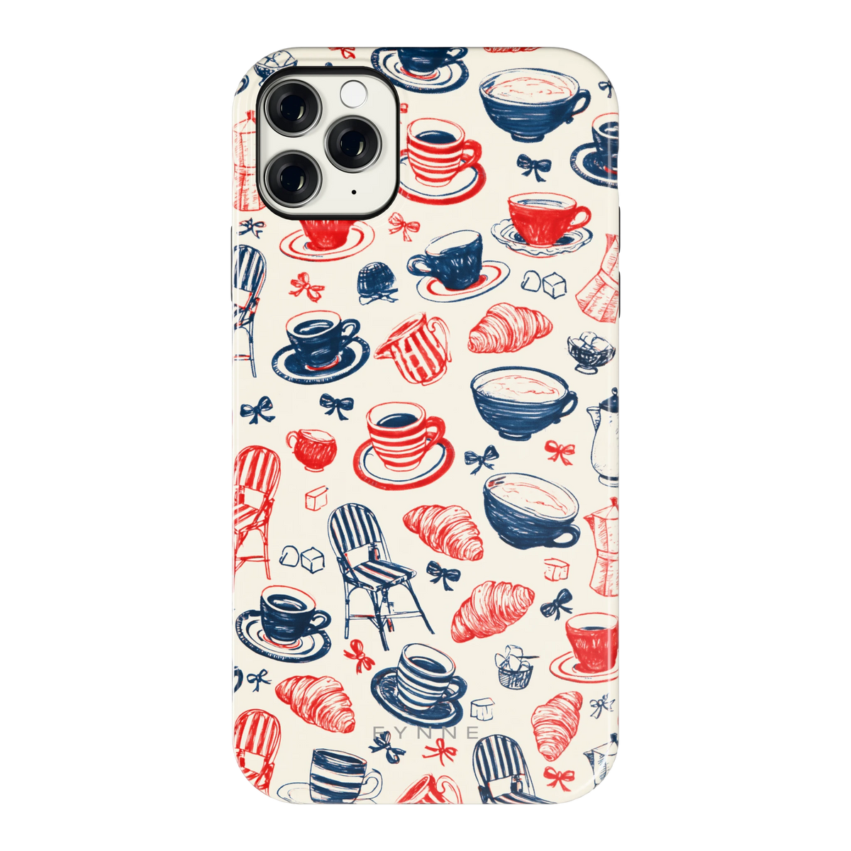 Café Tafel hoesje voor iPhone 11 Pro Max, achterkant
