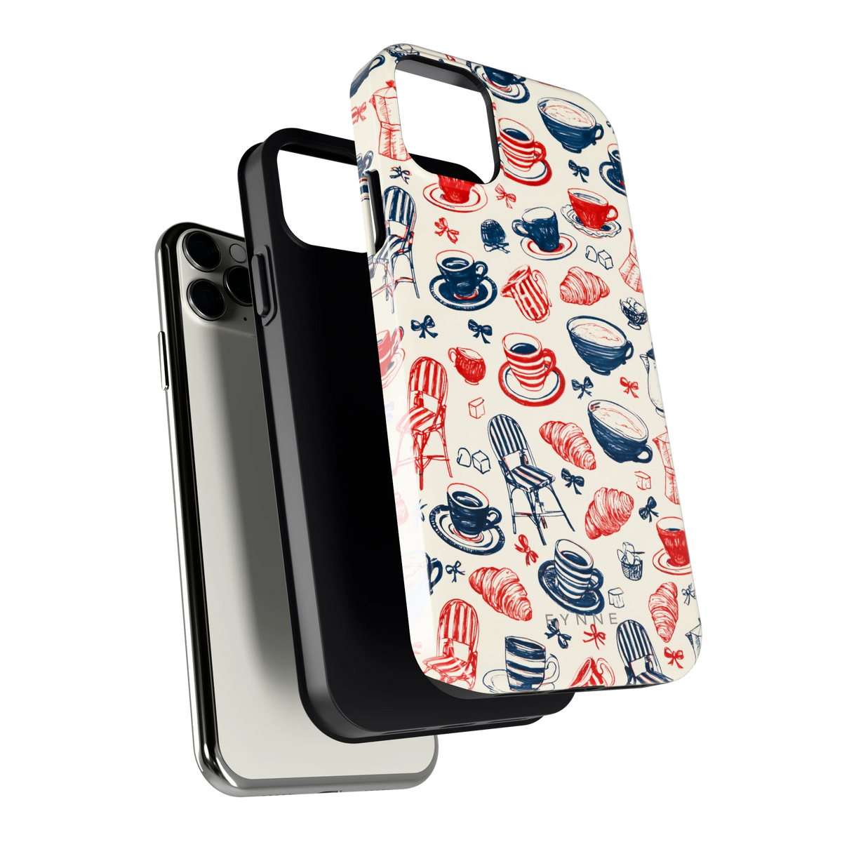 Café Tafel hoesje voor iPhone 11 Pro Max, los van de telefoon