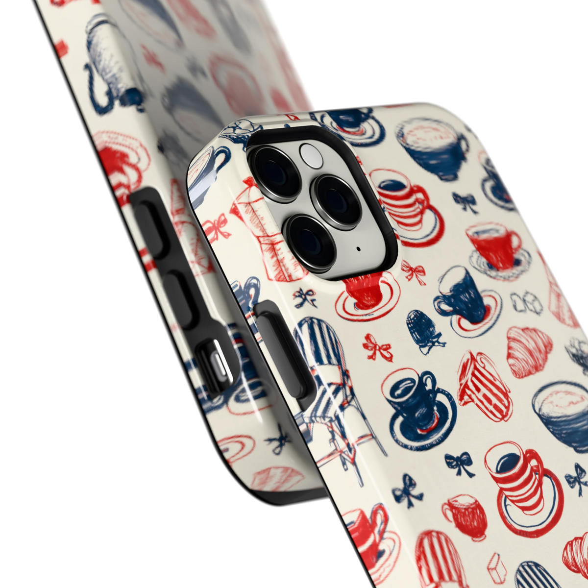 Café Tafel hoesje voor iPhone 11 Pro Max, close-up