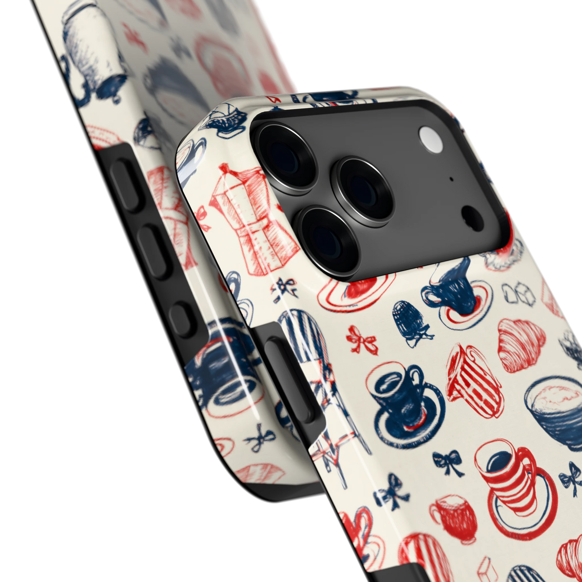 Café Tafel hoesje voor iPhone 17 Pro Max, close-up
