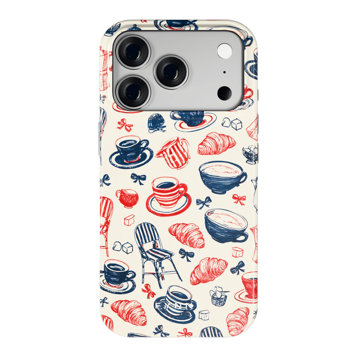 Café Tafel hoesje voor iPhone 18 Pro, achterkant