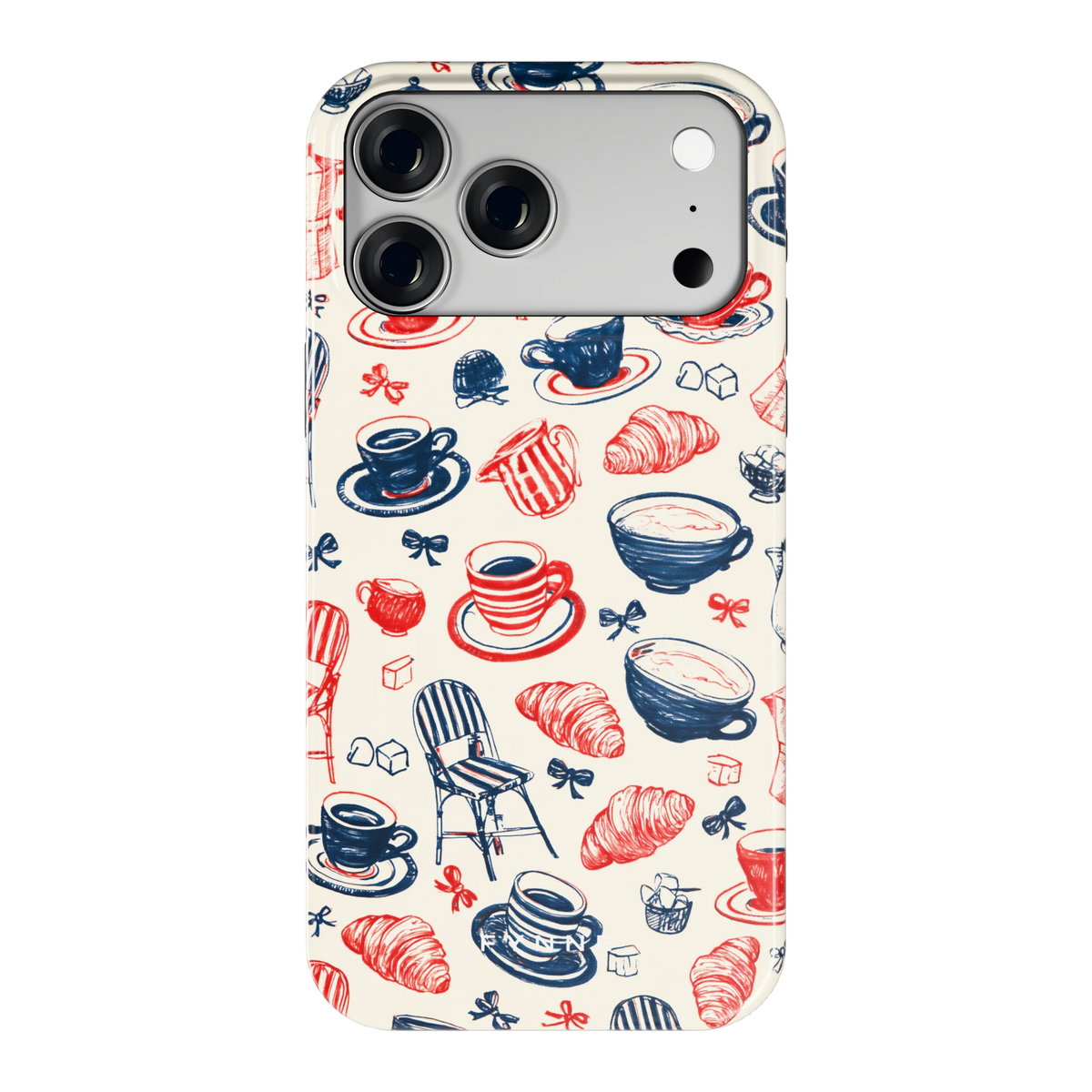 Café Tafel hoesje voor iPhone 18 Pro Max, achterkant