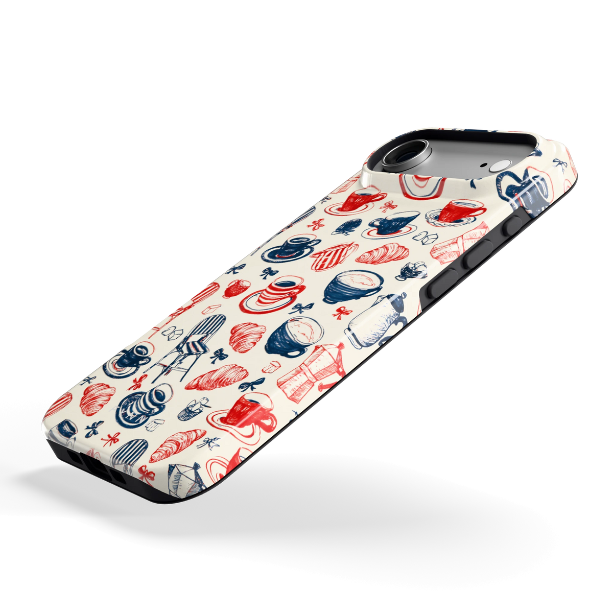 Café Tafel hoesje voor iPhone Air, schuin