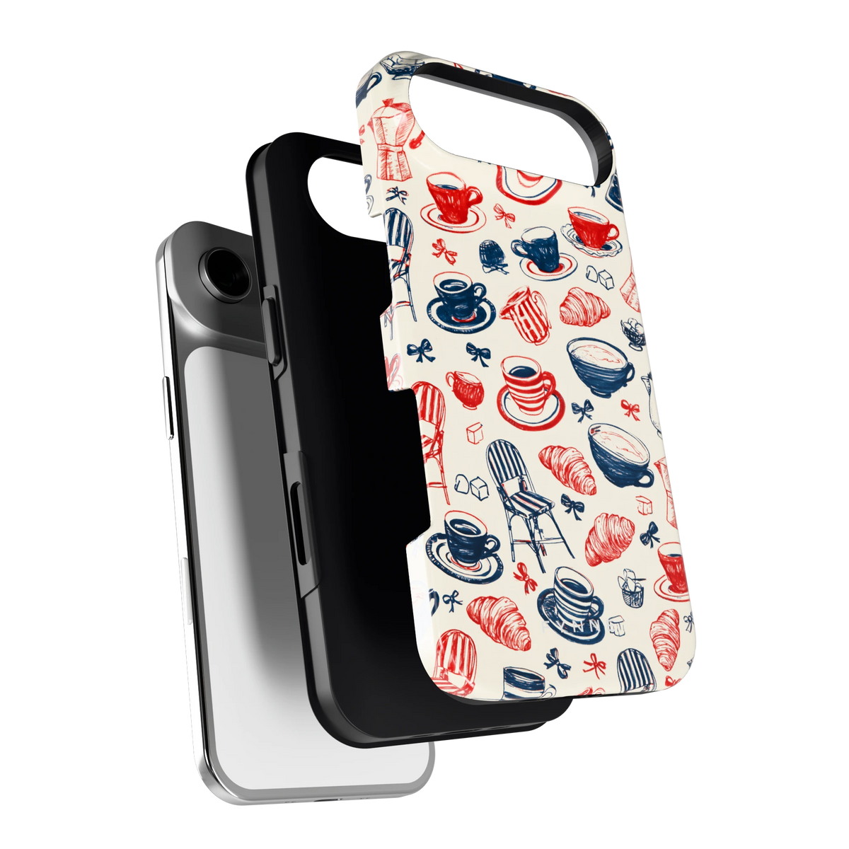 Café Tafel hoesje voor iPhone Air, los van de telefoon