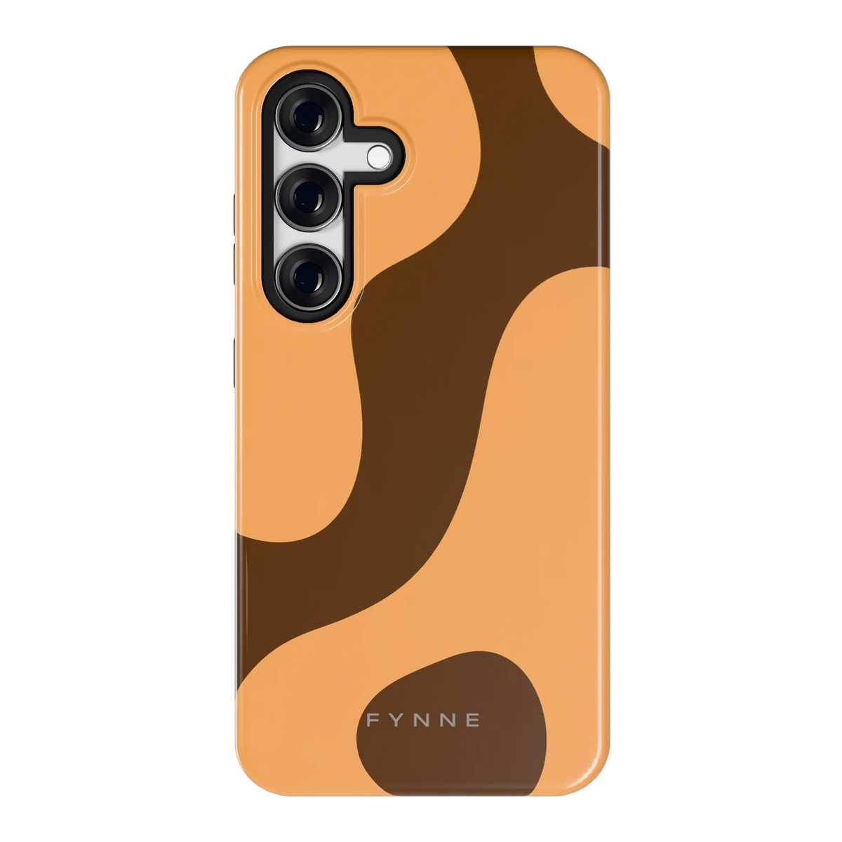Karamel Vlekken hoesje voor Galaxy S24, achterkant