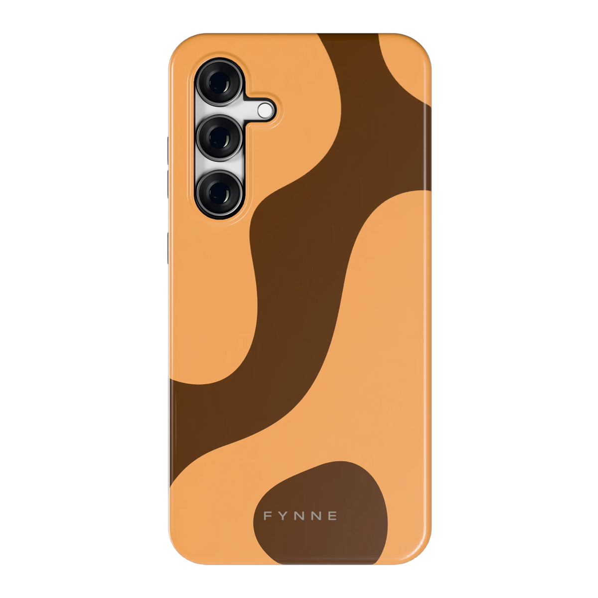 Karamel Vlekken hoesje voor Galaxy S24 FE, achterkant