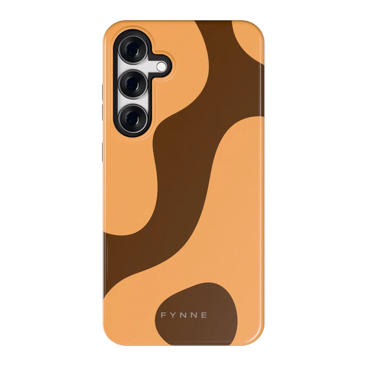 Karamel Vlekken hoesje voor Galaxy S24+, achterkant