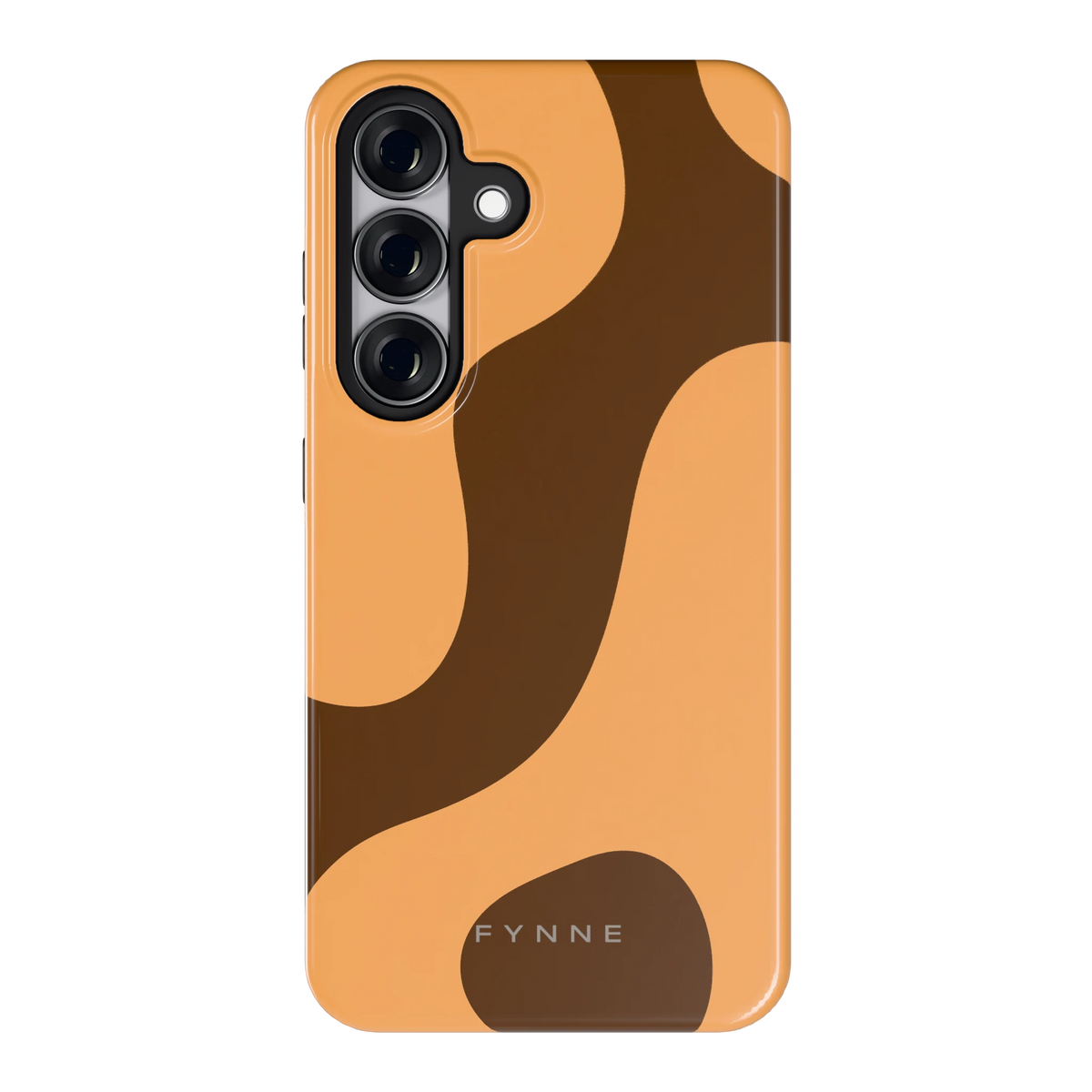Karamel Vlekken hoesje voor Galaxy S25, achterkant