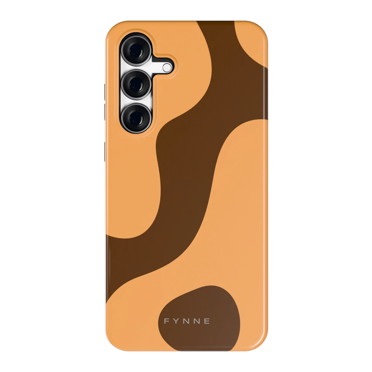 Karamel Vlekken hoesje voor Galaxy S25 FE, achterkant