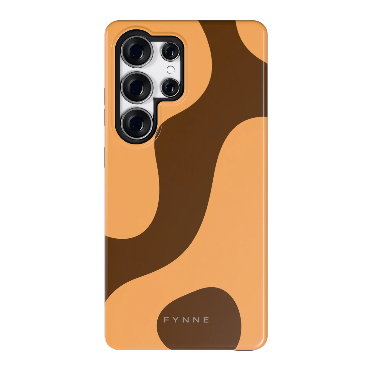Karamel Vlekken hoesje voor Galaxy S25 Ultra, achterkant