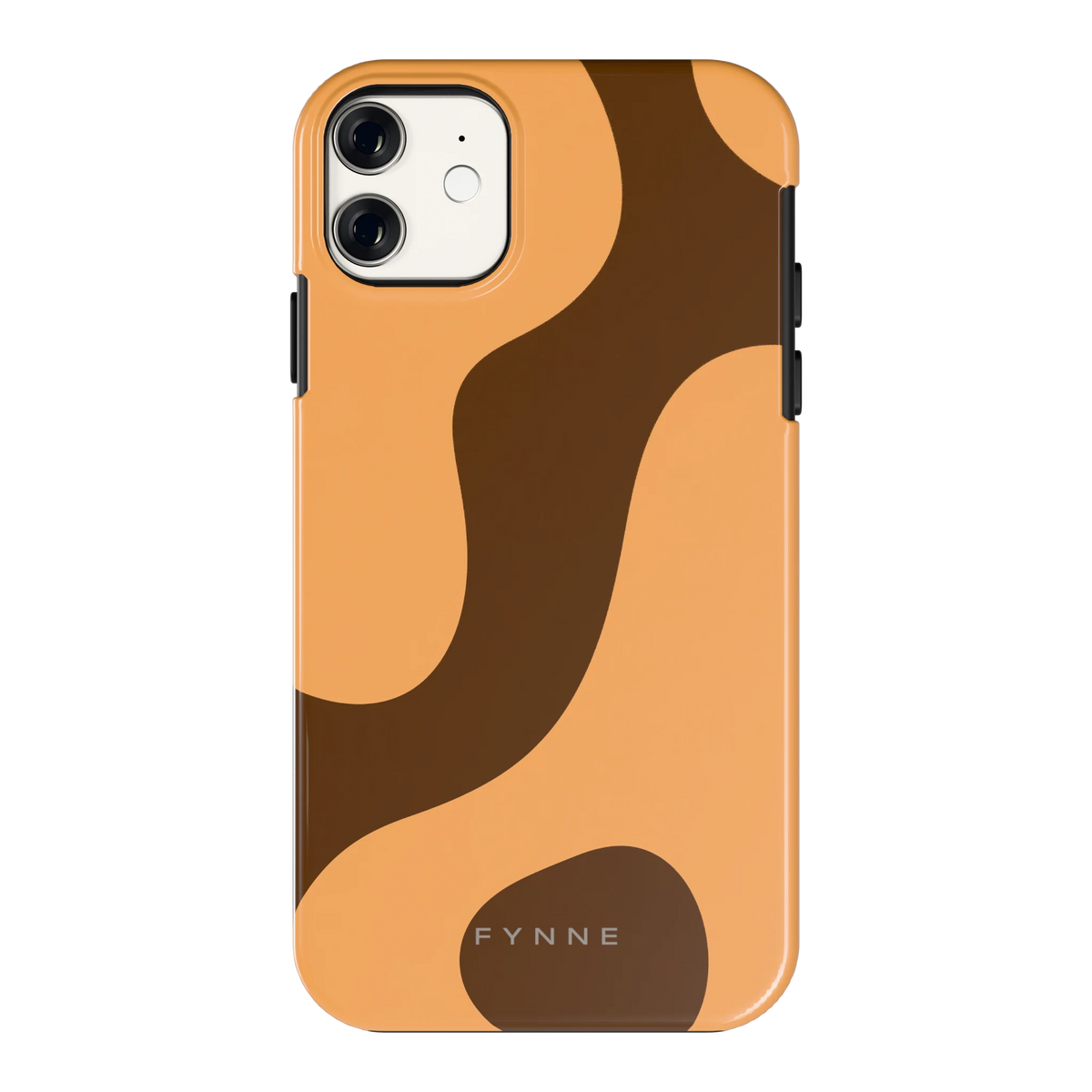 Karamel Vlekken hoesje voor iPhone 11, achterkant