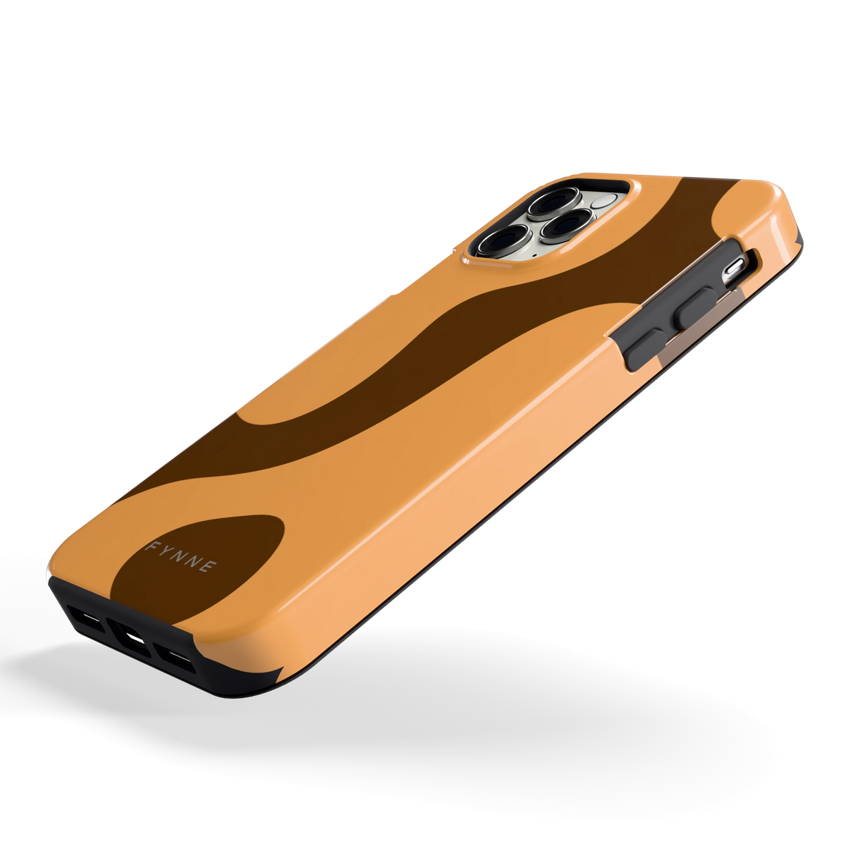 Karamel Vlekken hoesje voor iPhone 11 Pro, schuin