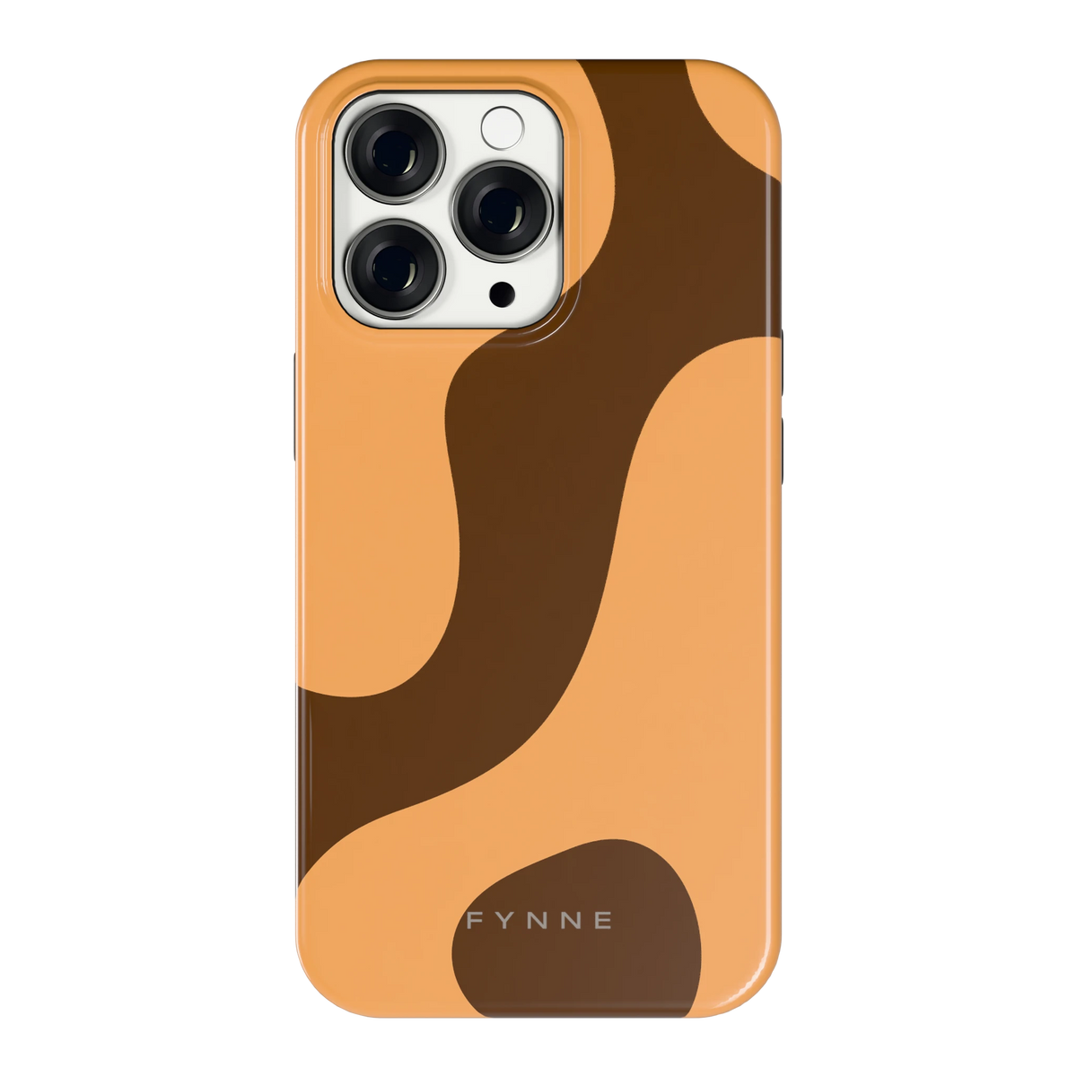 Karamel Vlekken hoesje voor iPhone 13 Pro, achterkant