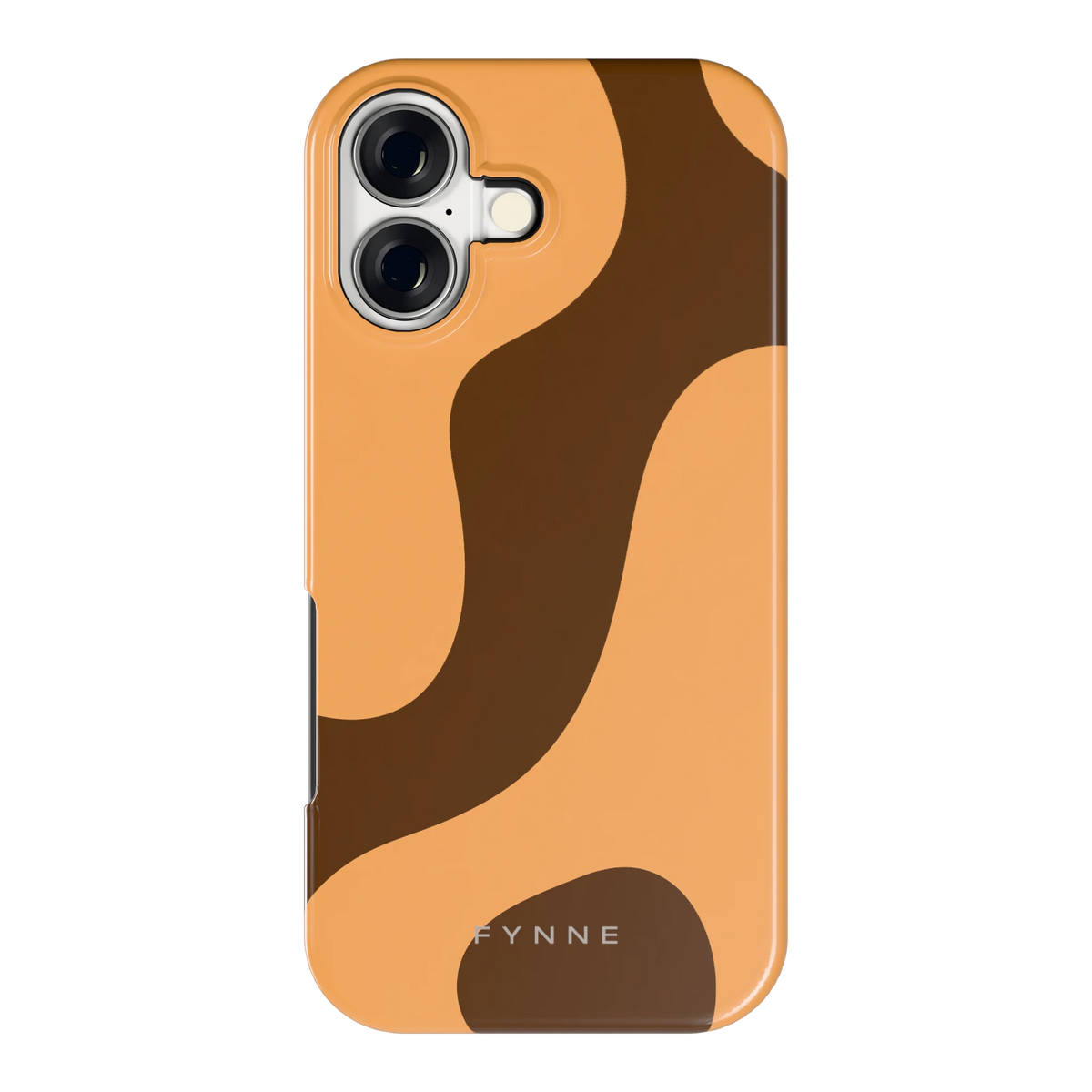 Karamel Vlekken hoesje voor iPhone 17, achterkant