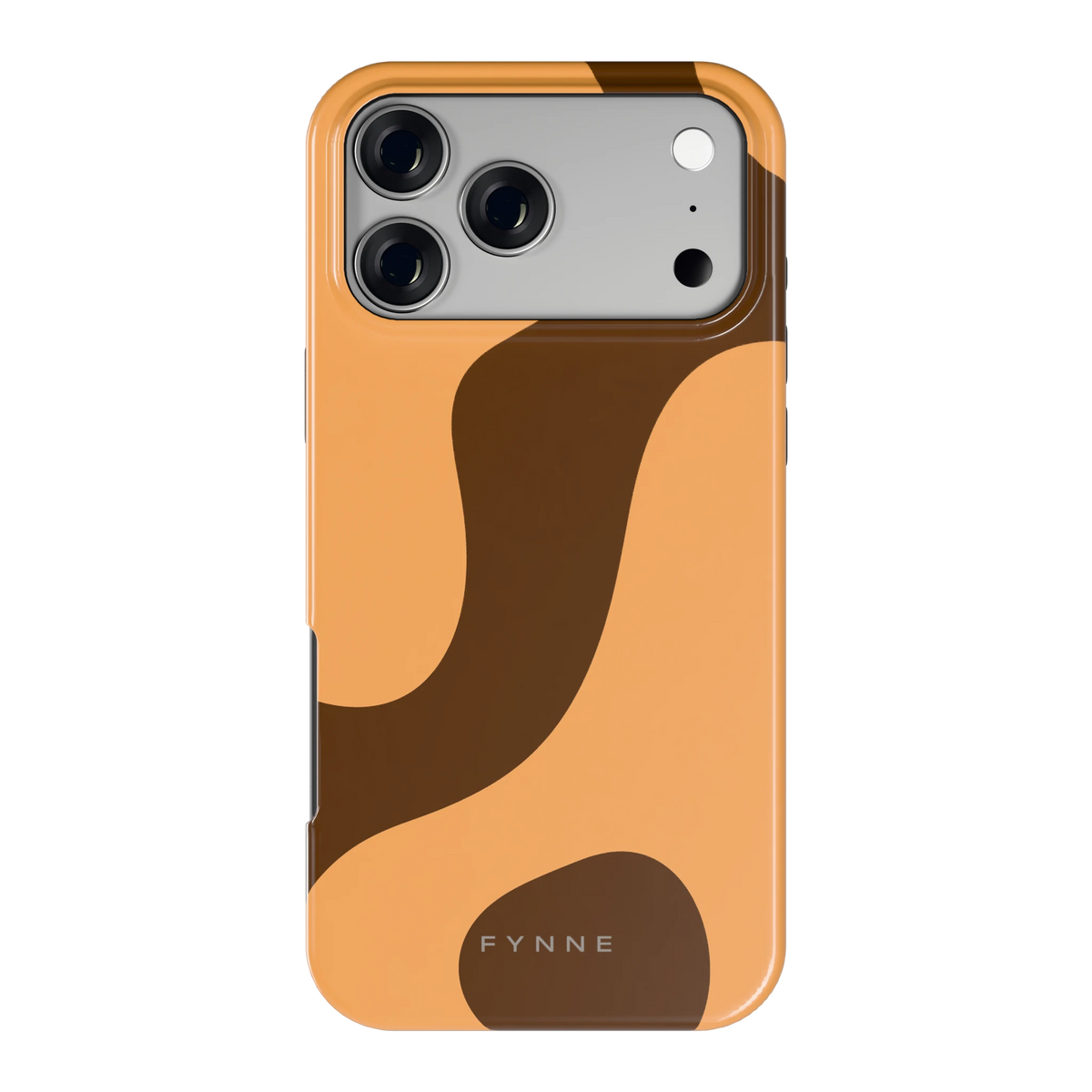 Karamel Vlekken hoesje voor iPhone 17 Pro Max, achterkant