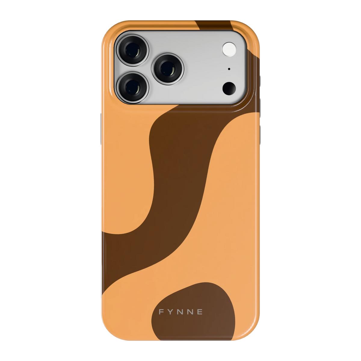 Karamel Vlekken hoesje voor iPhone 18 Pro Max, achterkant