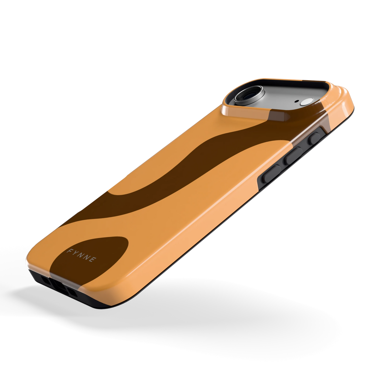 Karamel Vlekken hoesje voor iPhone Air, schuin