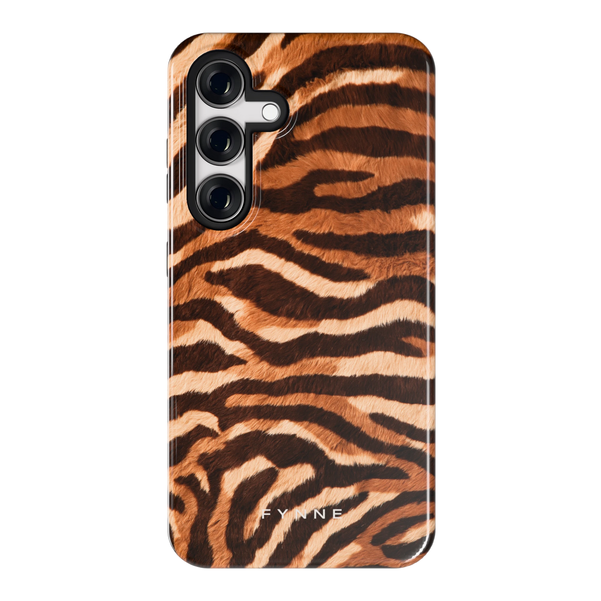 Caramel Zebra hoesje voor Galaxy S24, achterkant