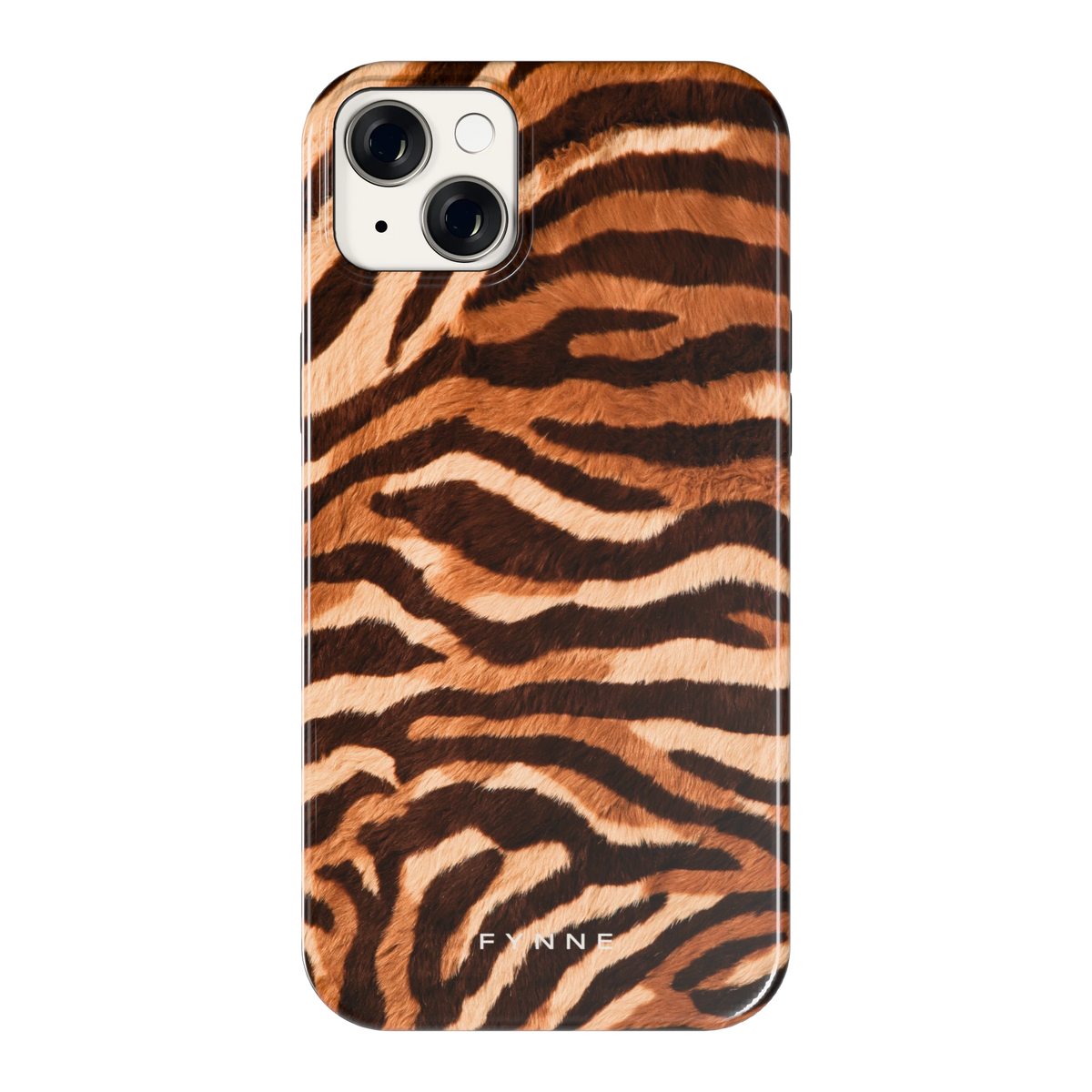 Caramel Zebra hoesje voor iPhone 14 Plus, achterkant