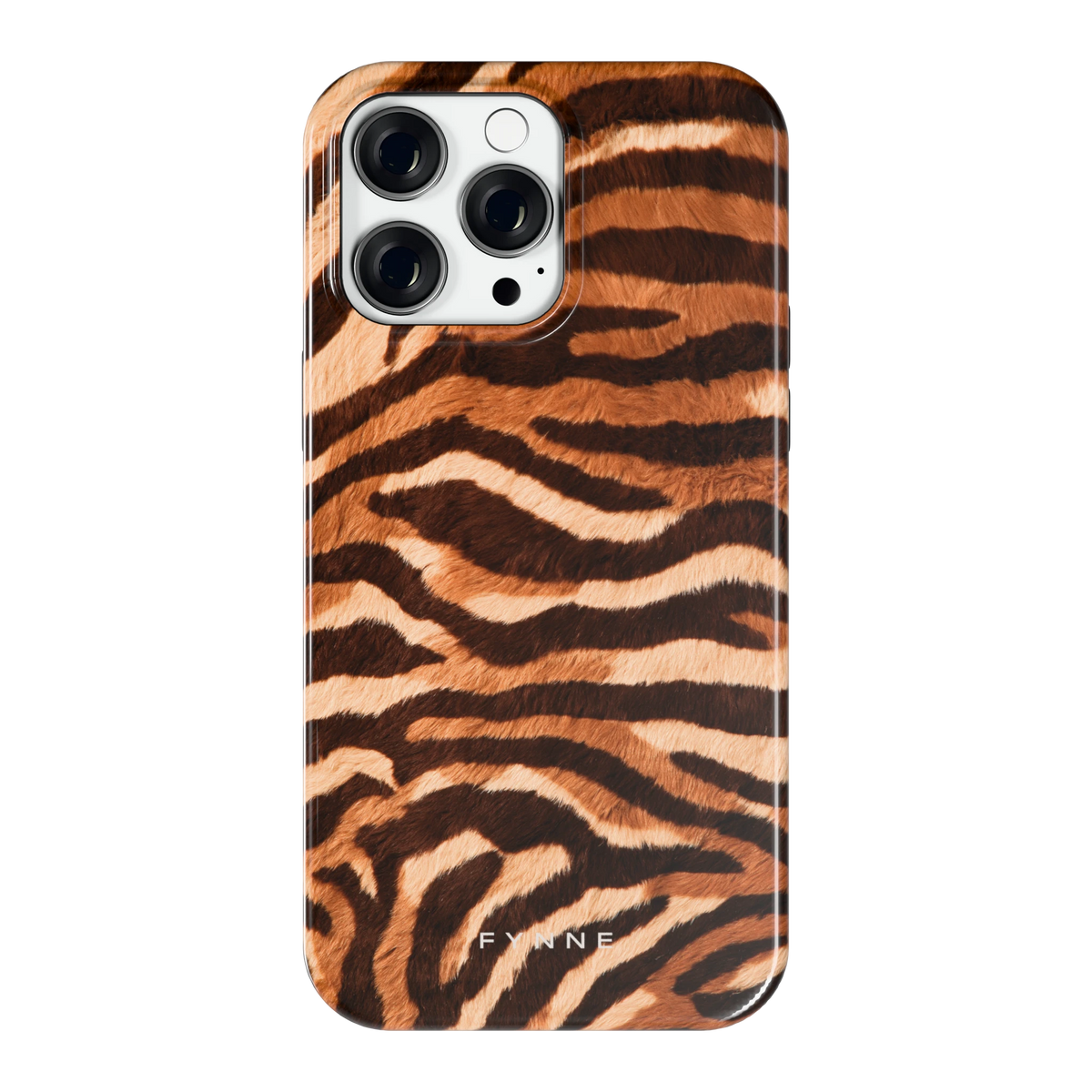Caramel Zebra hoesje voor iPhone 14 Pro Max, achterkant