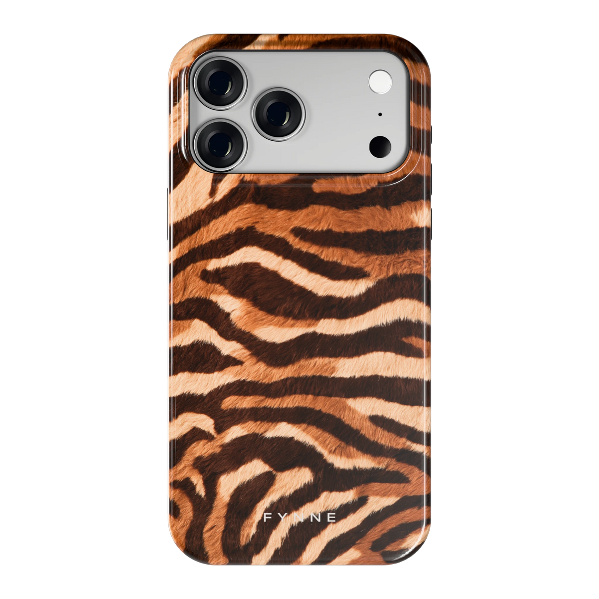 Caramel Zebra hoesje voor iPhone 18 Pro Max, achterkant