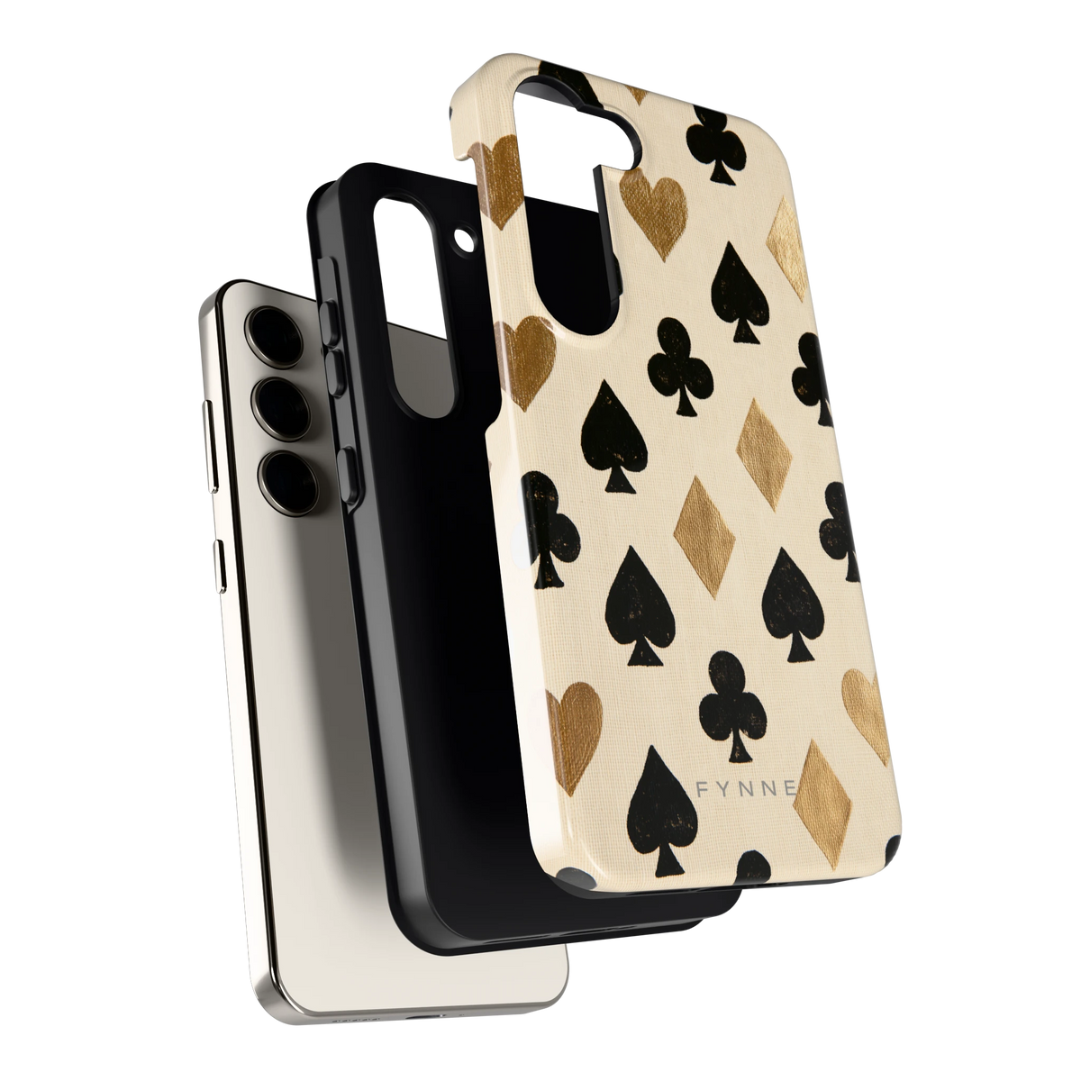 Kaartsymbolen hoesje voor Galaxy S23, los van de telefoon