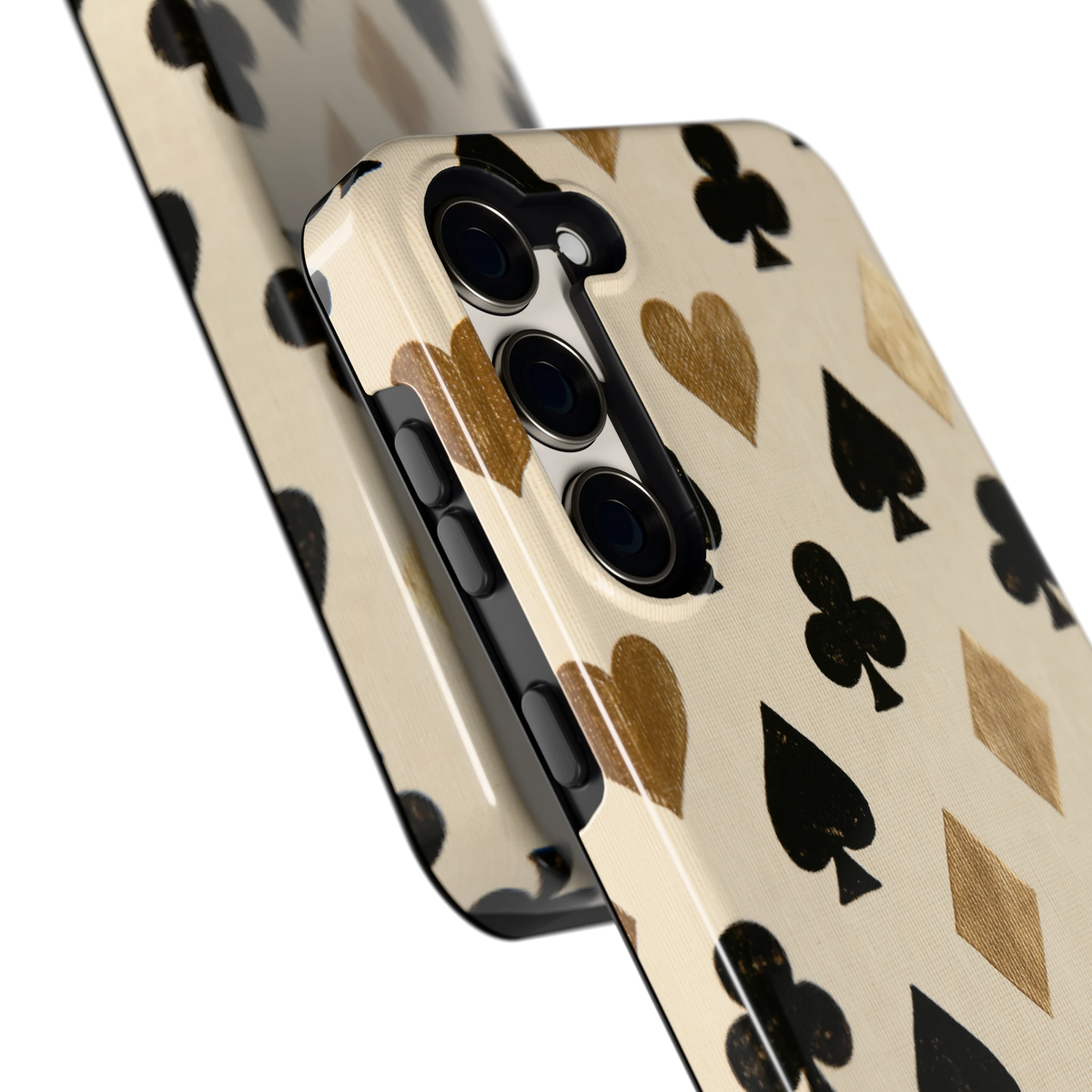 Kaartsymbolen hoesje voor Galaxy S23+, close-up