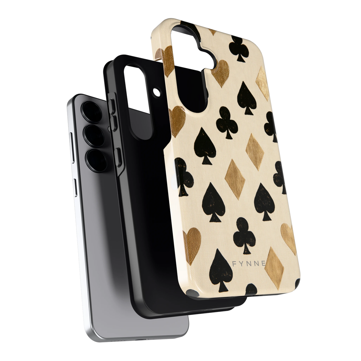 Kaartsymbolen hoesje voor Galaxy S25, los van de telefoon