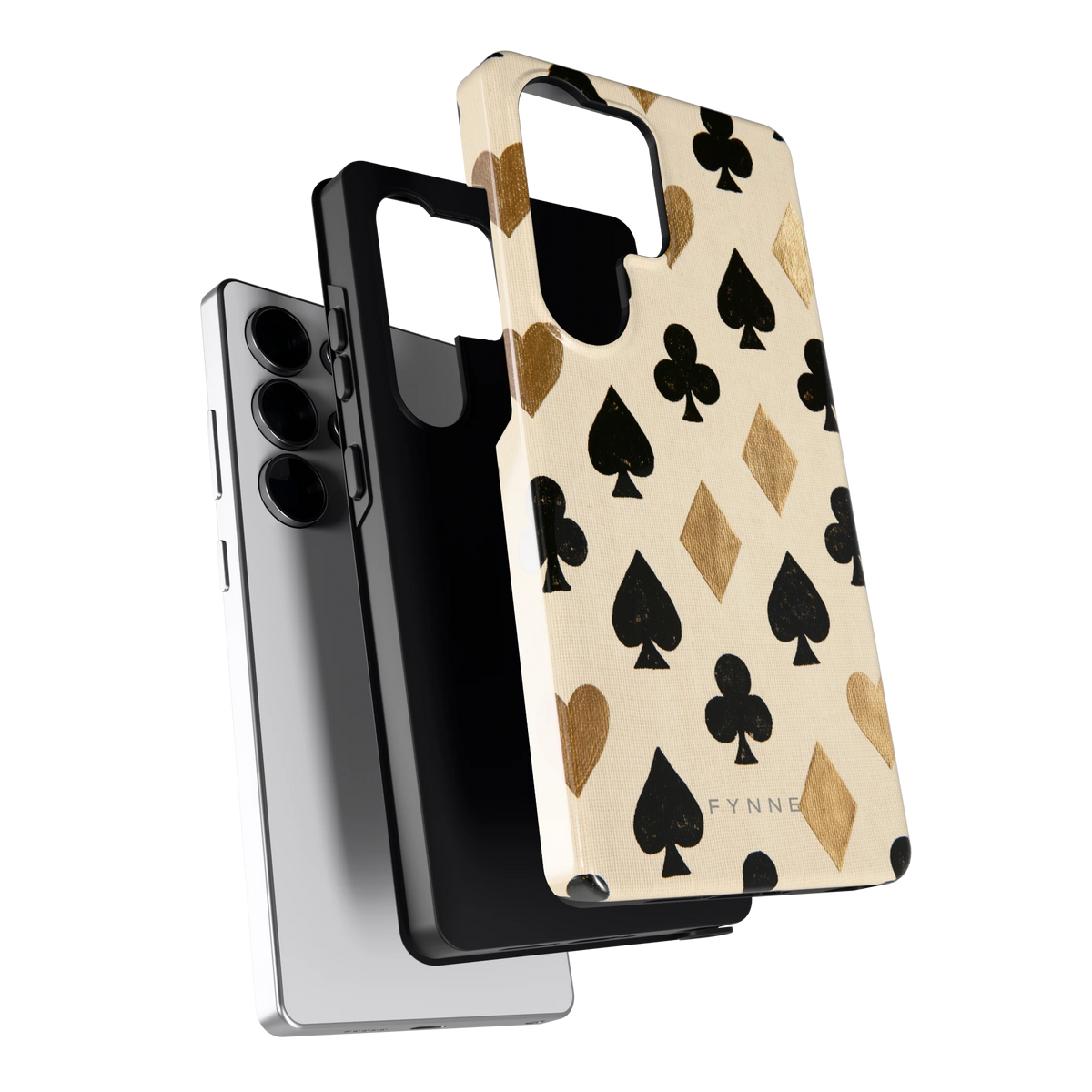 Kaartsymbolen hoesje voor Galaxy S25 Ultra, los van de telefoon