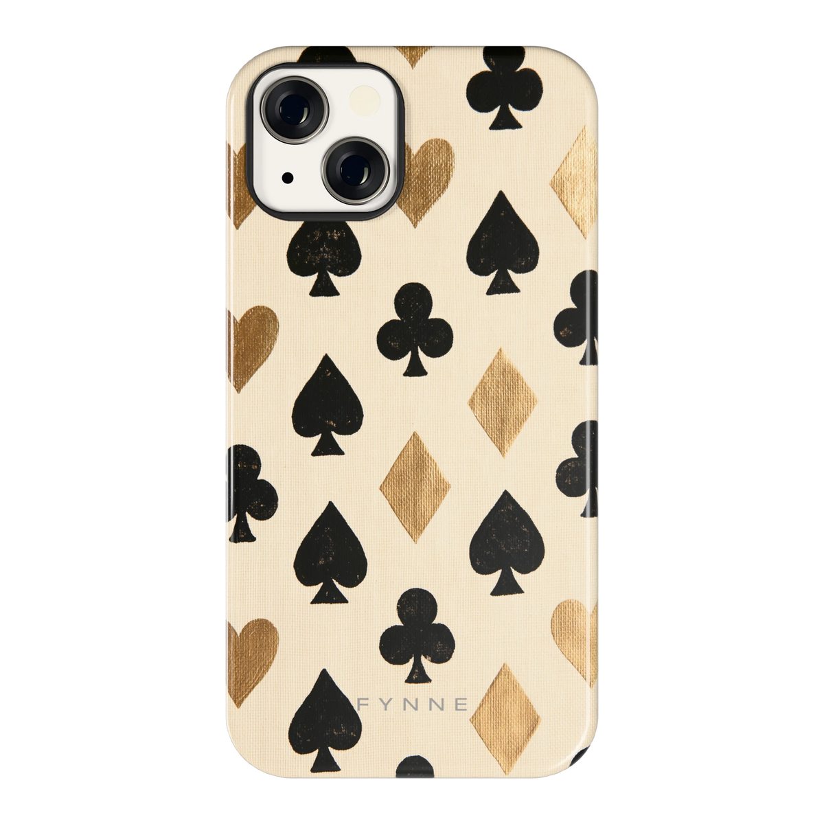 Kaartsymbolen hoesje voor iPhone 13, achterkant