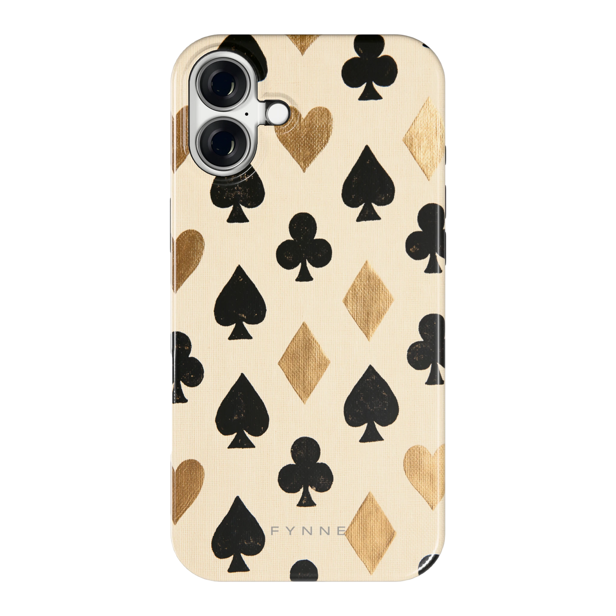 Kaartsymbolen hoesje voor iPhone 16 Plus, achterkant