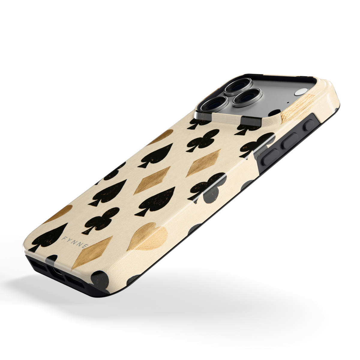 Kaartsymbolen hoesje voor iPhone 18 Pro Max, schuin