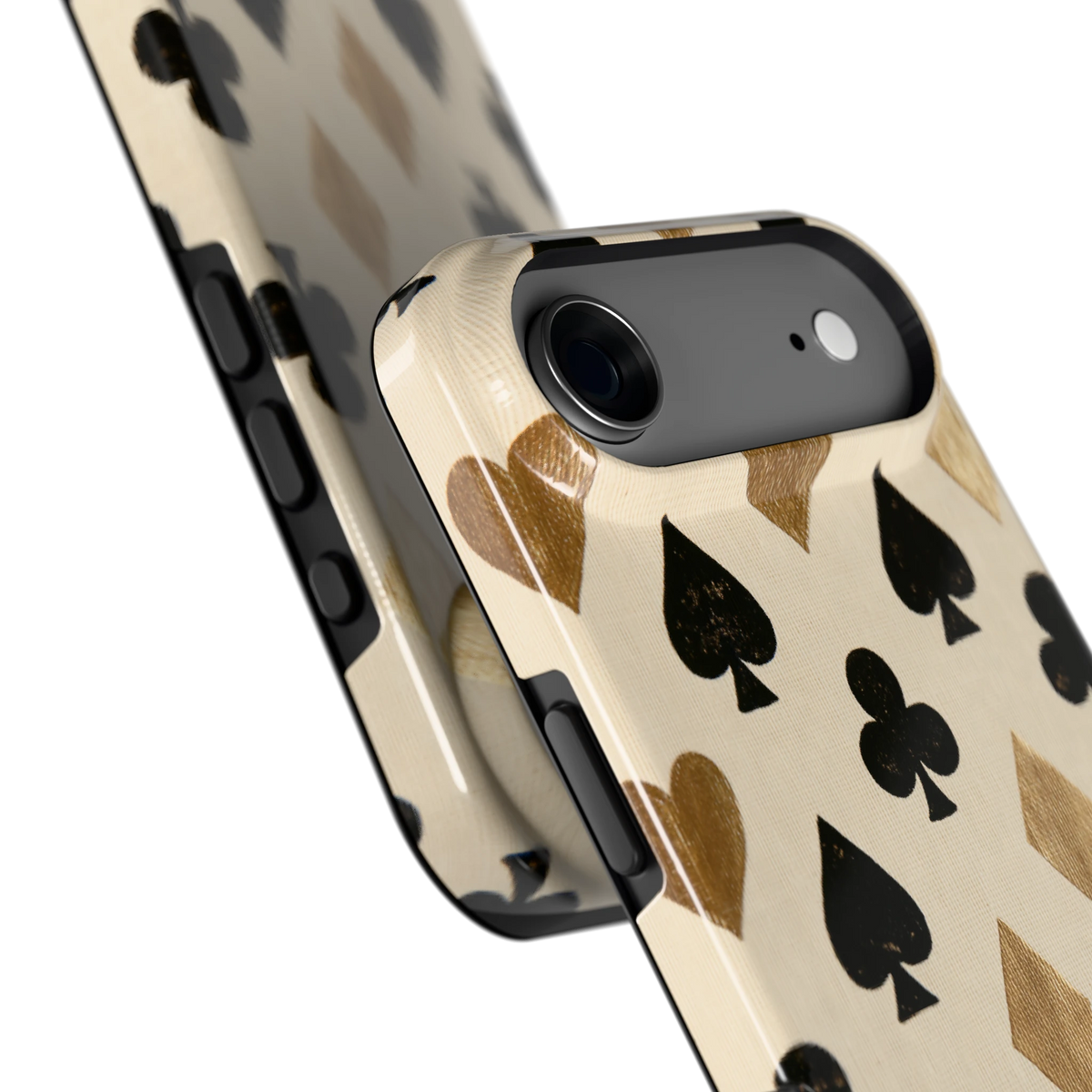 Kaartsymbolen hoesje voor iPhone Air, close-up