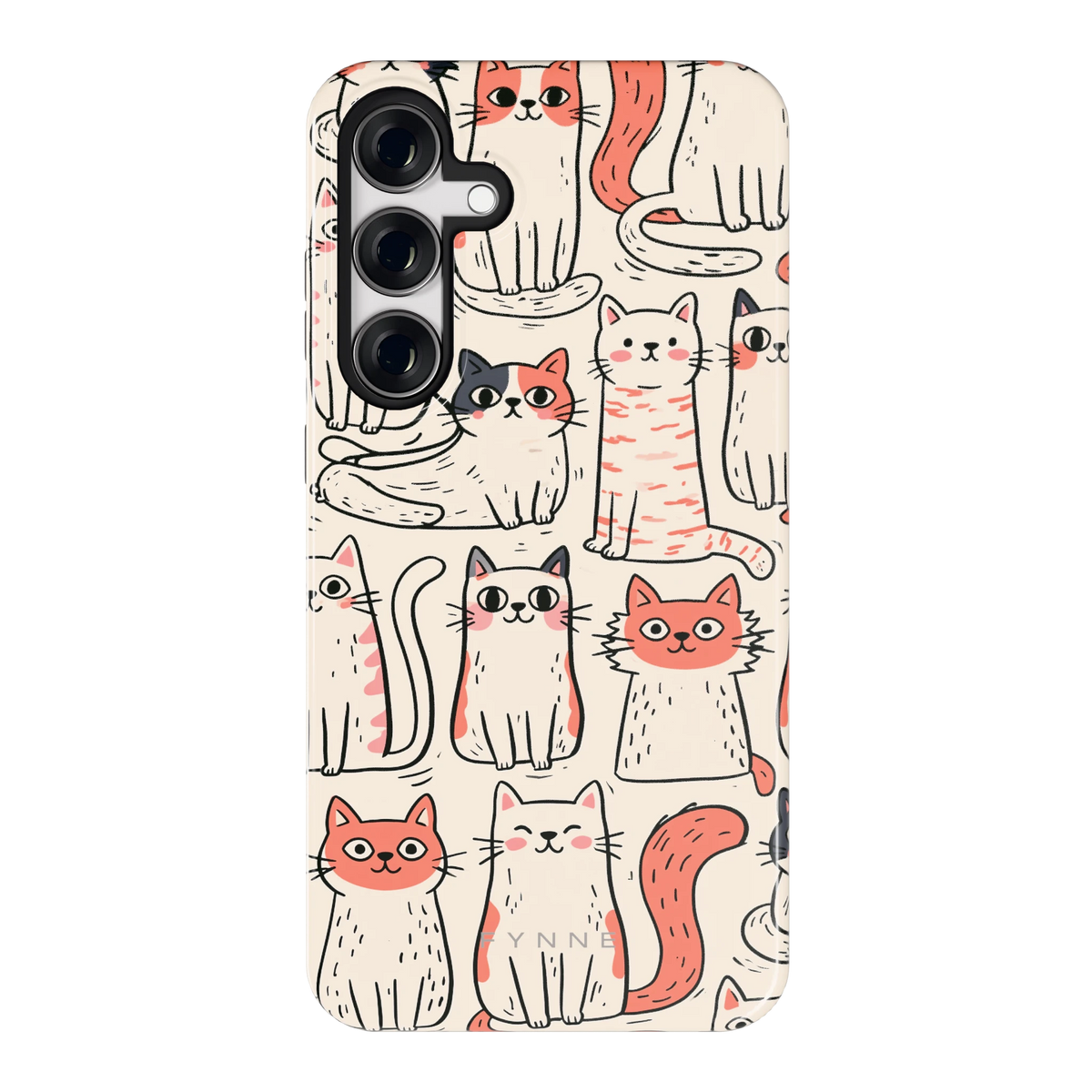 Kattenclub hoesje voor Galaxy S24+, achterkant