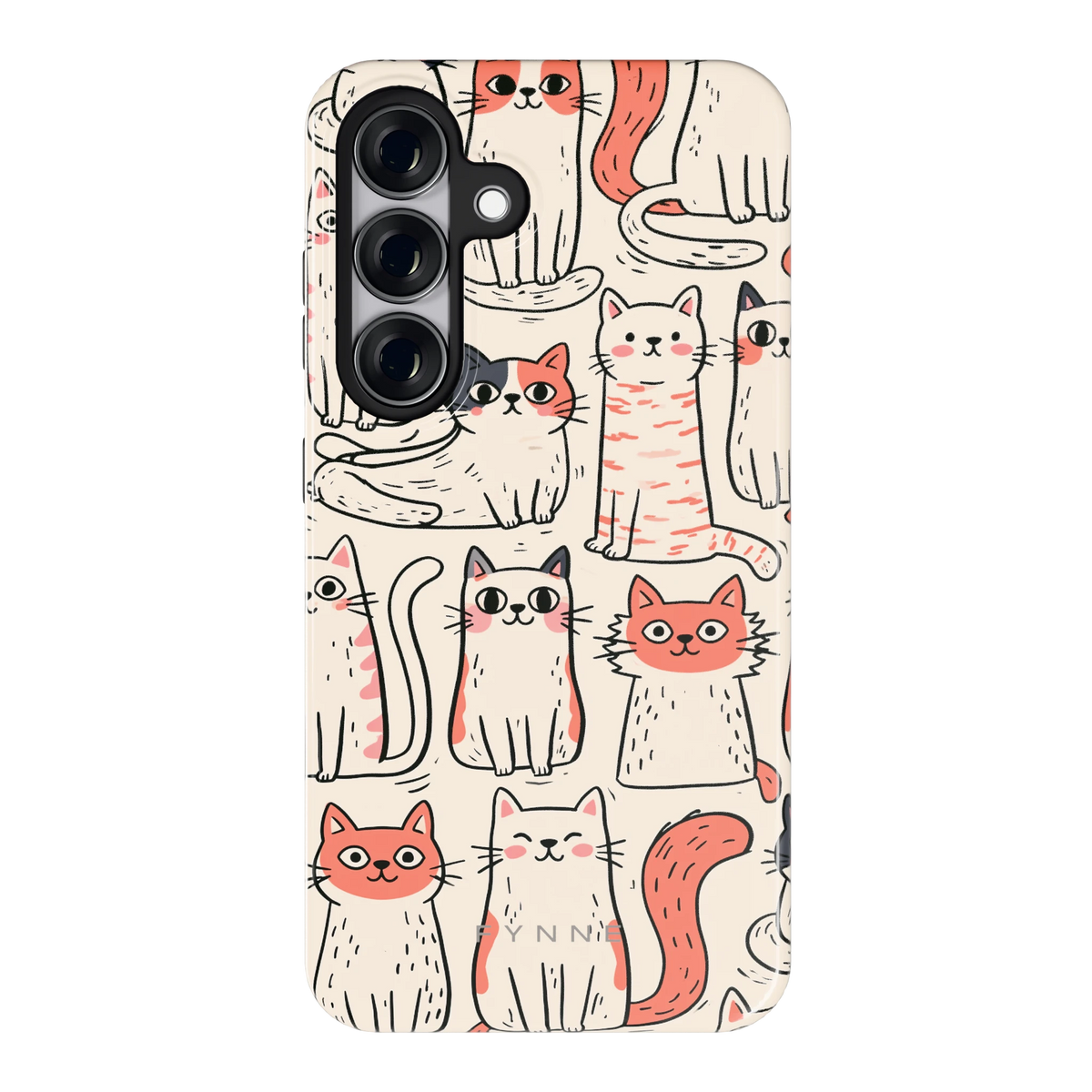 Kattenclub hoesje voor Galaxy S25, achterkant