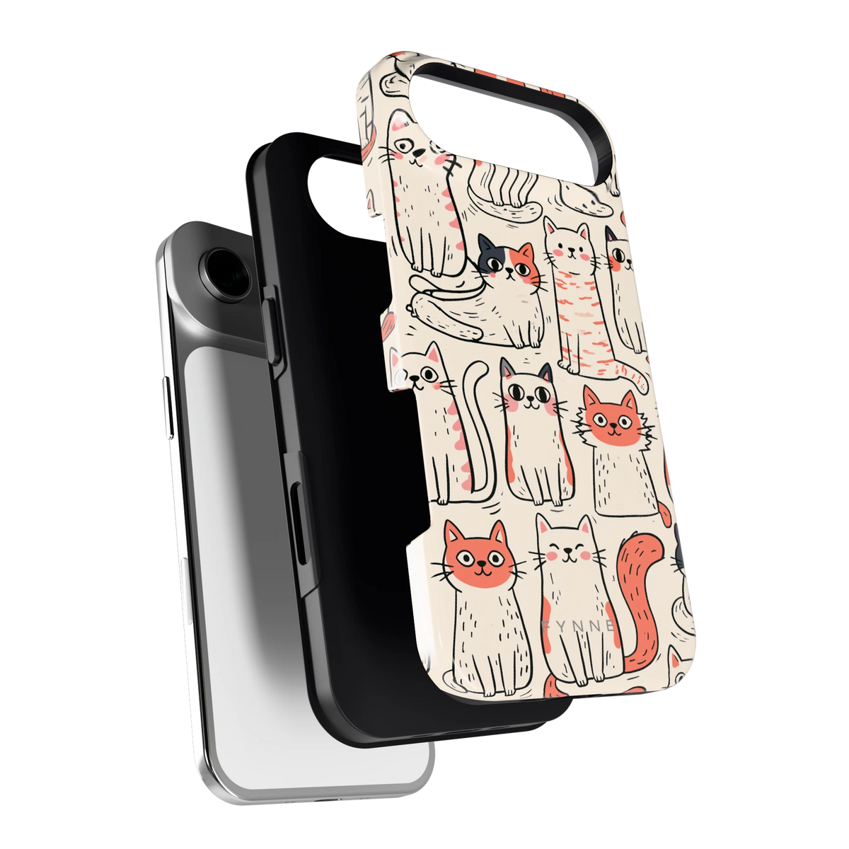 Kattenclub hoesje voor iPhone Air, los van de telefoon