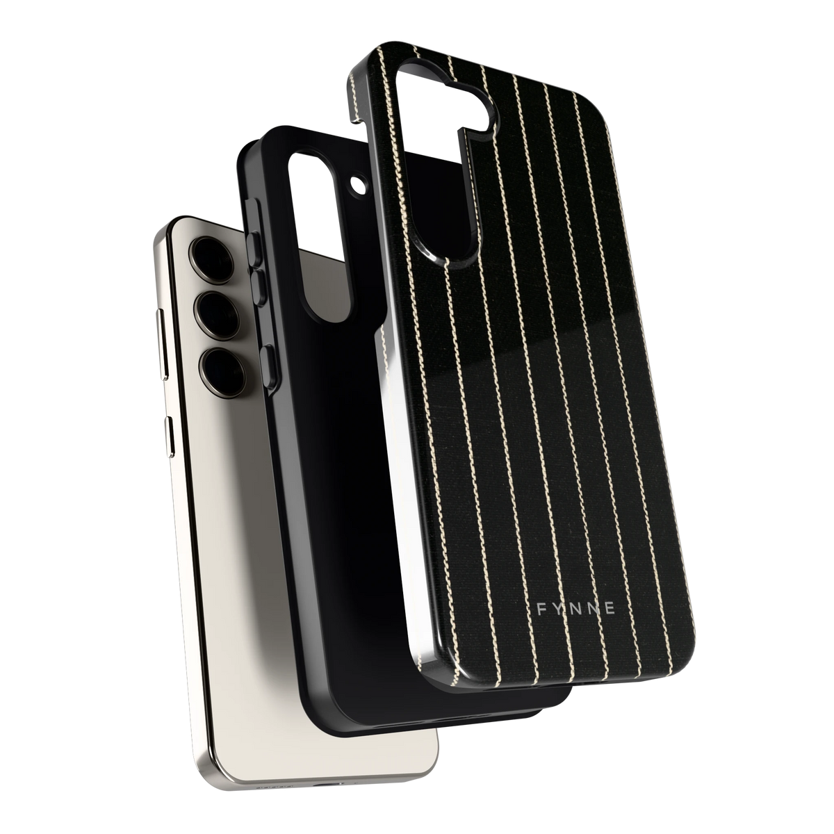 Krijtstreep hoesje voor Galaxy S23, los van de telefoon