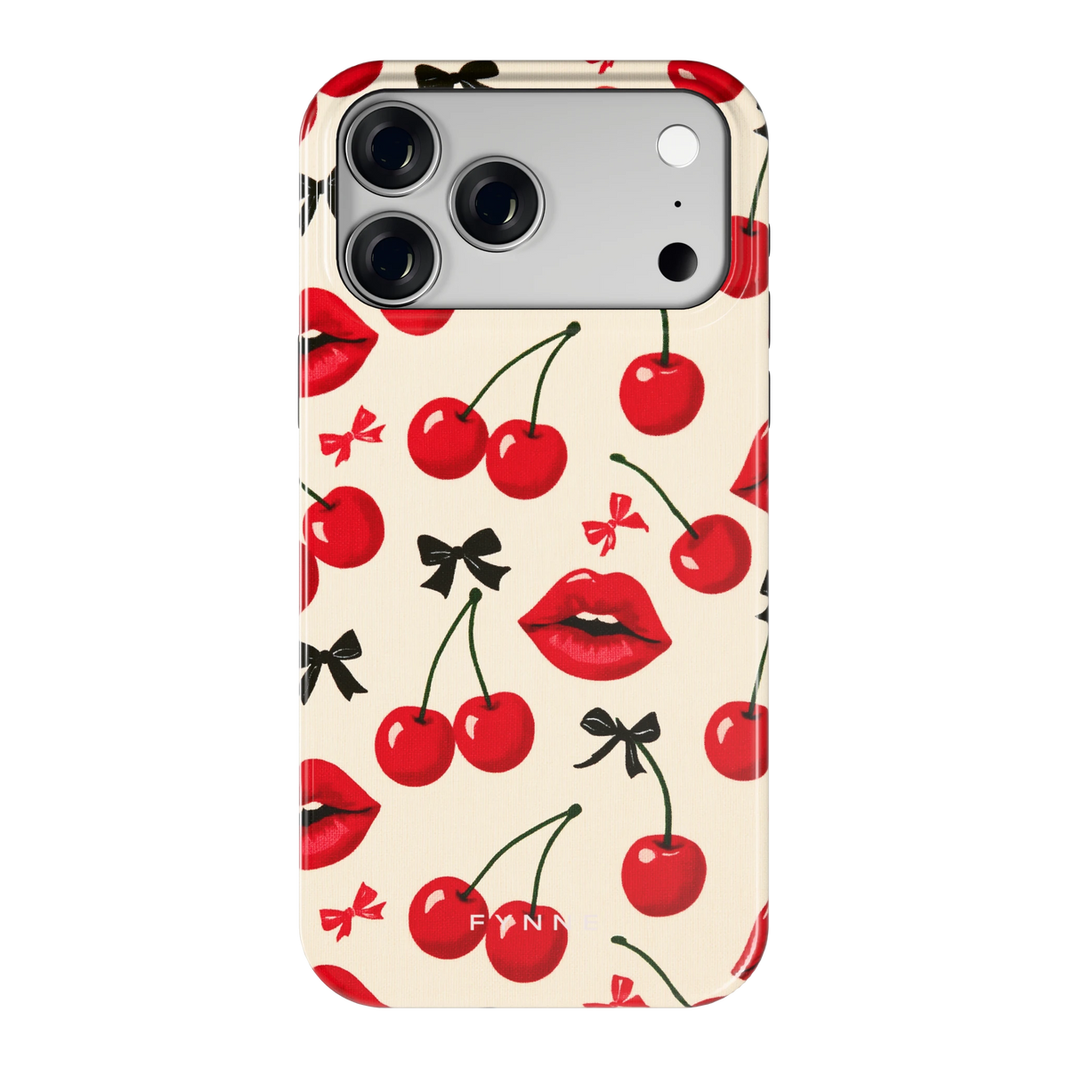 Kersenkus hoesje voor iPhone 18 Pro Max, achterkant