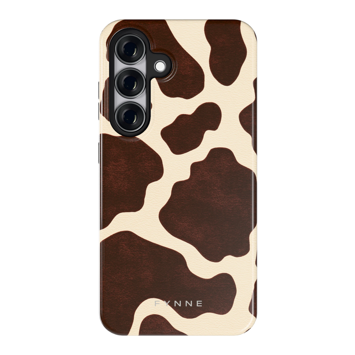 Chocolade Koeienprint hoesje voor Galaxy S25, achterkant